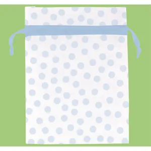 Blue Dots Organza Bags 12pk