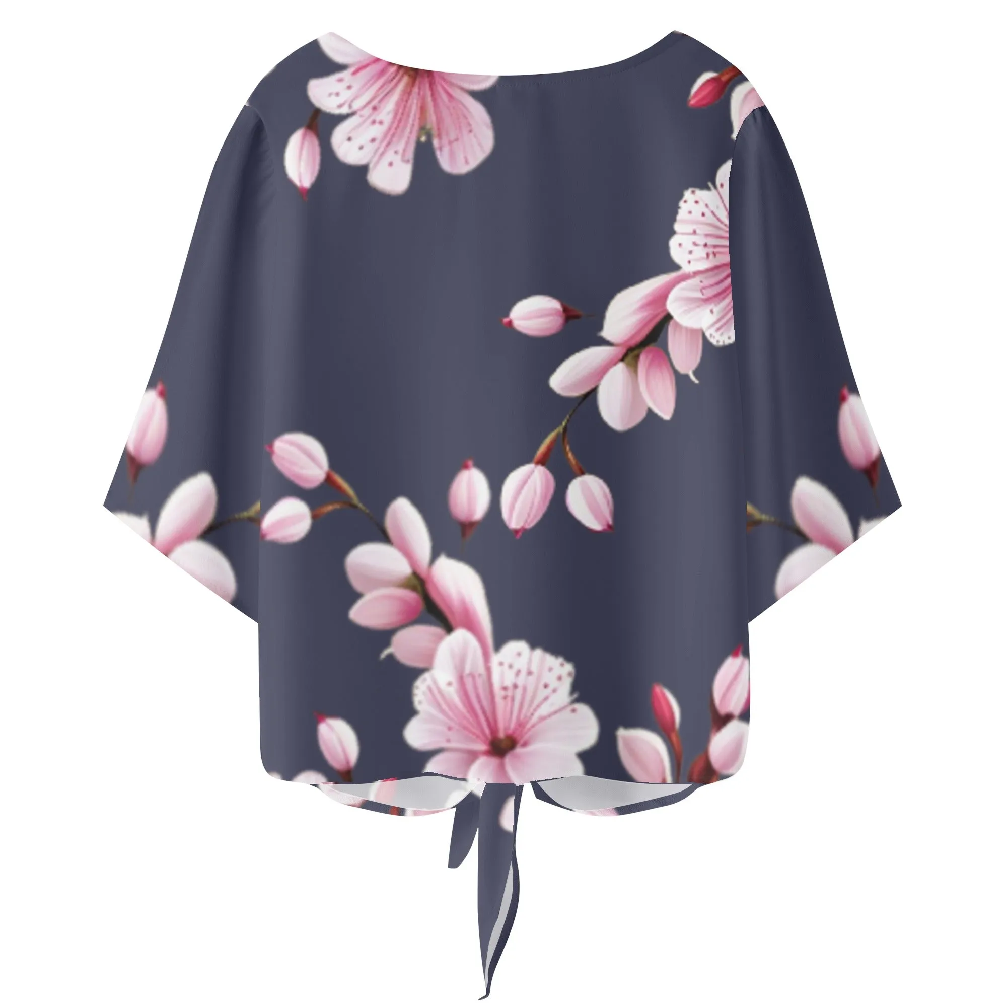 Cherry Blossom Women‘s’ V-neck Streamers Blouse - 4 colors