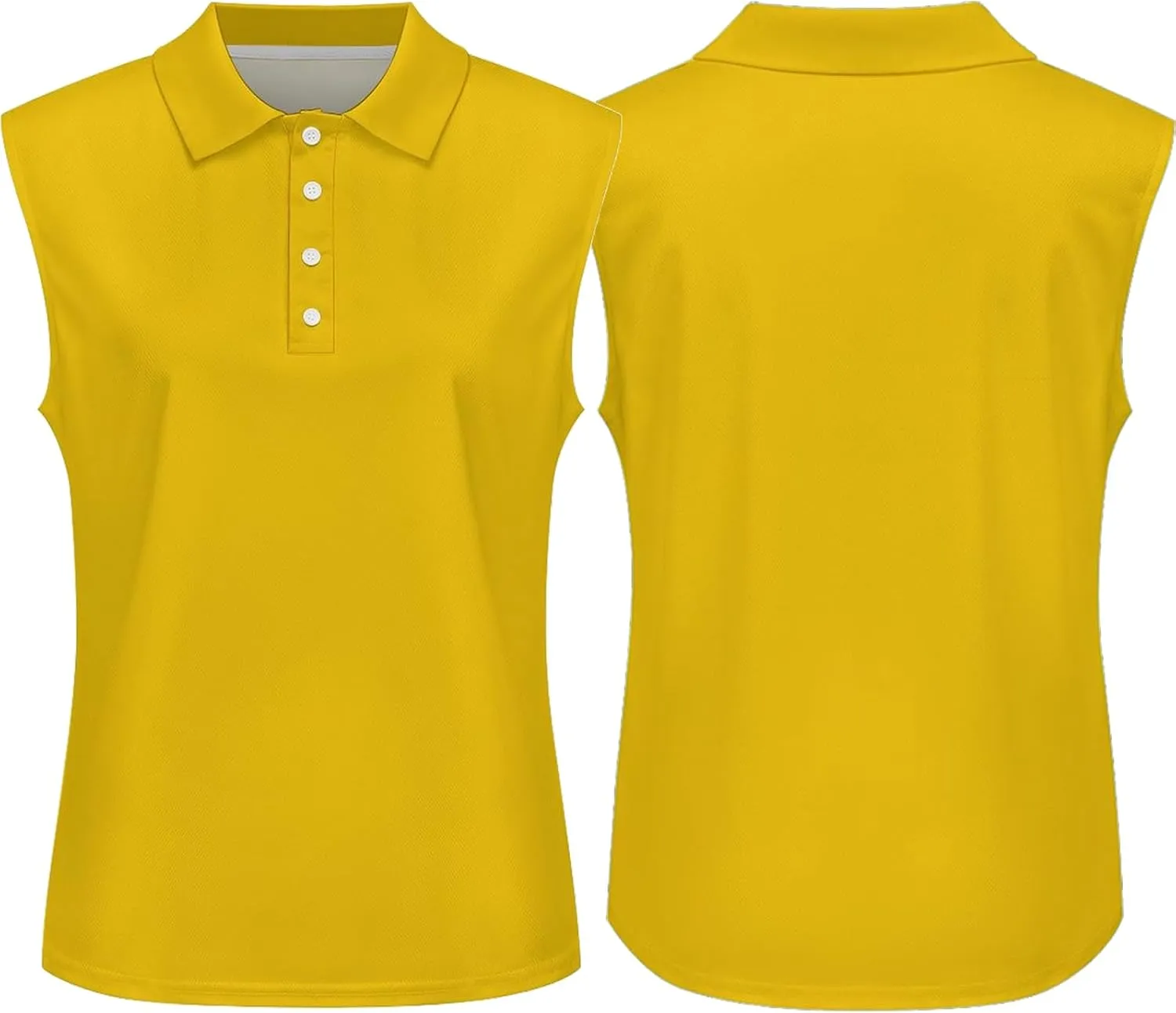 Custom Polo Shirts for Women Personalized Tank Polo Shirts with Logo Text Picture Customized Sleeveless Shirts
