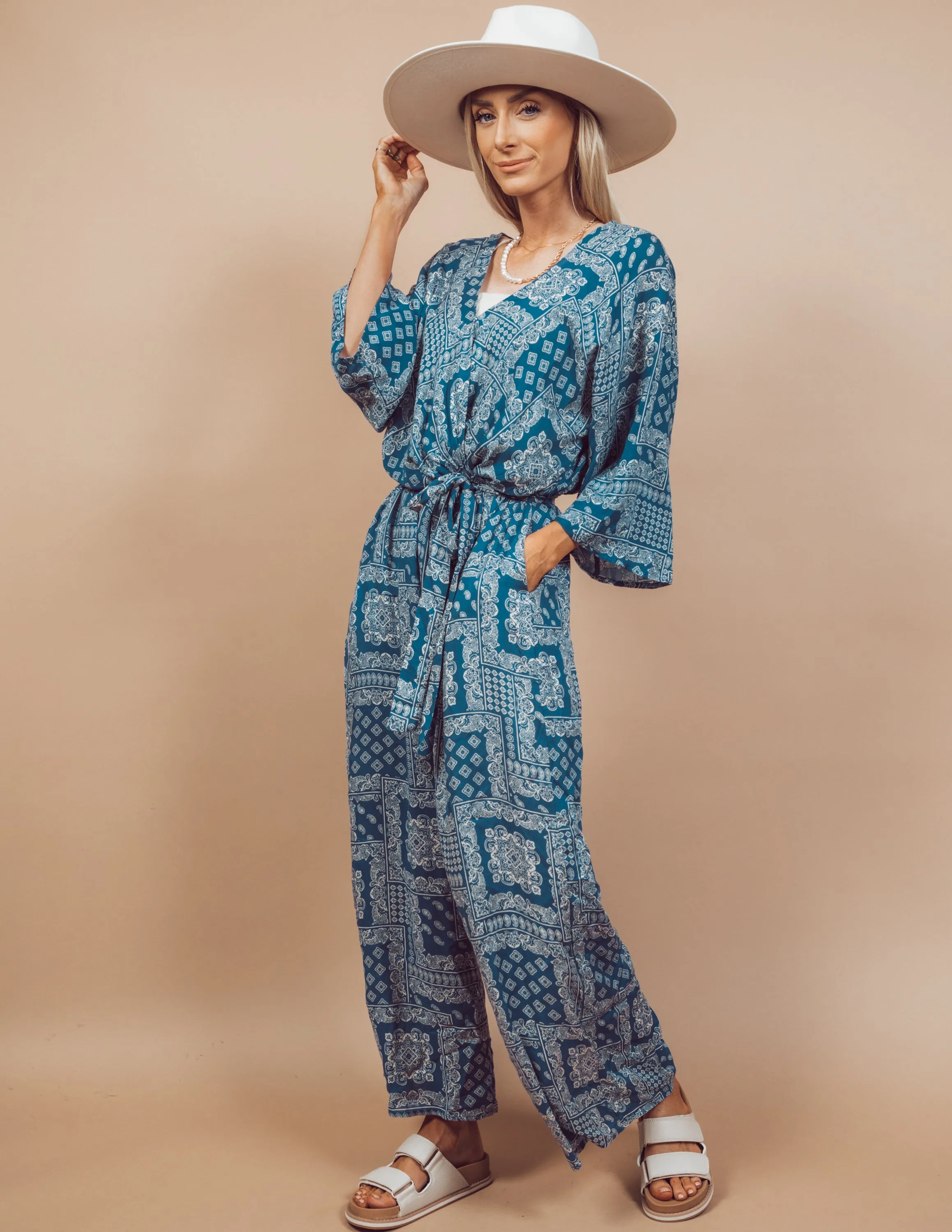 Kaz Printed Jumpsuit