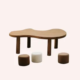 Leon Activity Table & Remi Stool Package - Ivory, Latte, Mocha