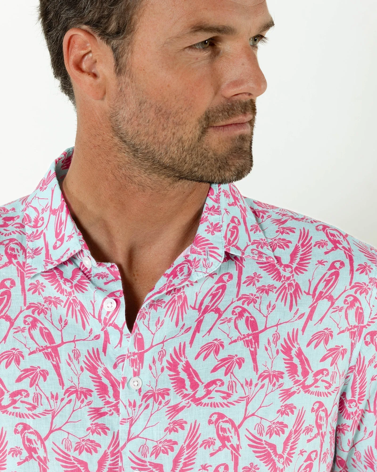 Linen Shirt PARROT