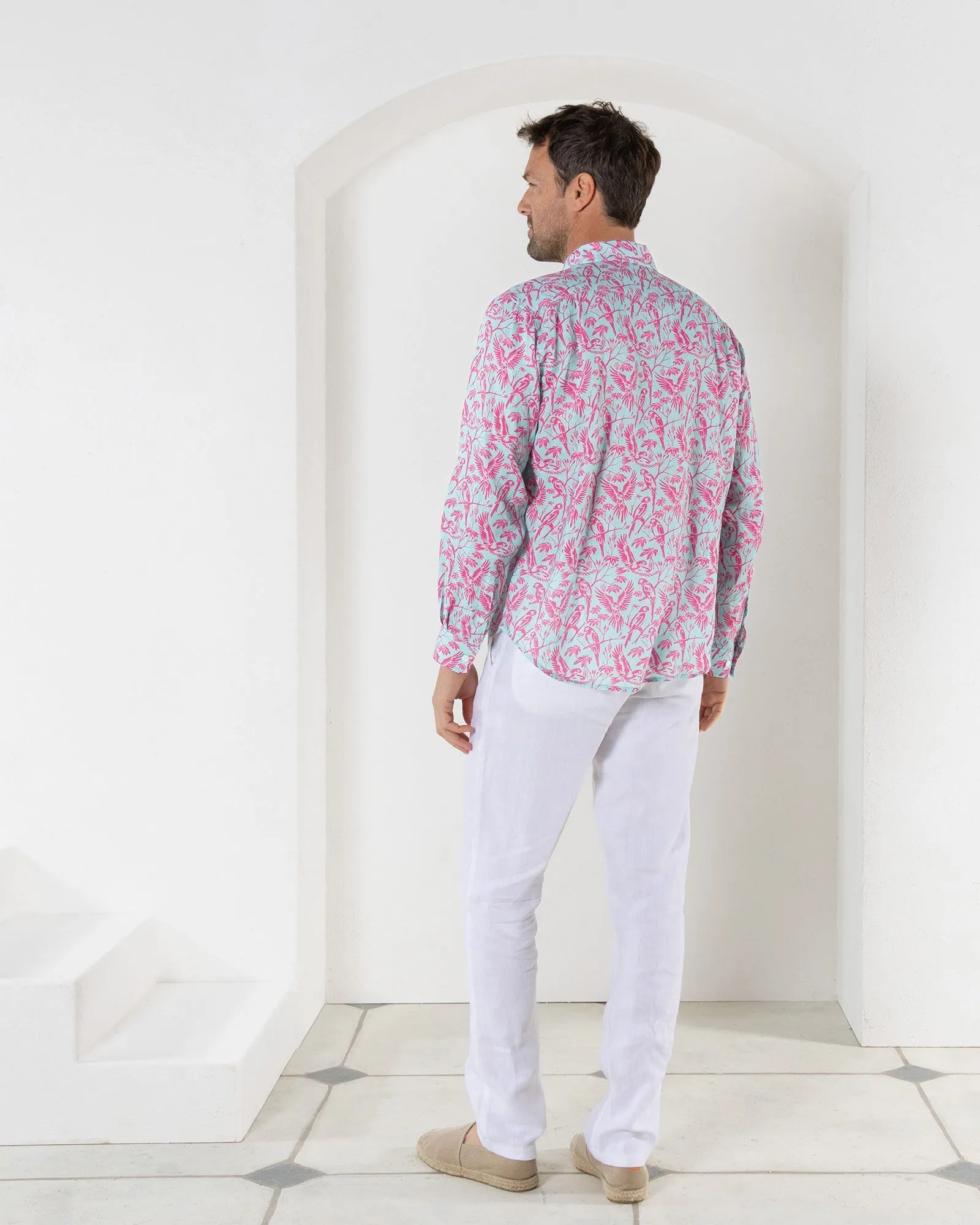 Linen Shirt PARROT