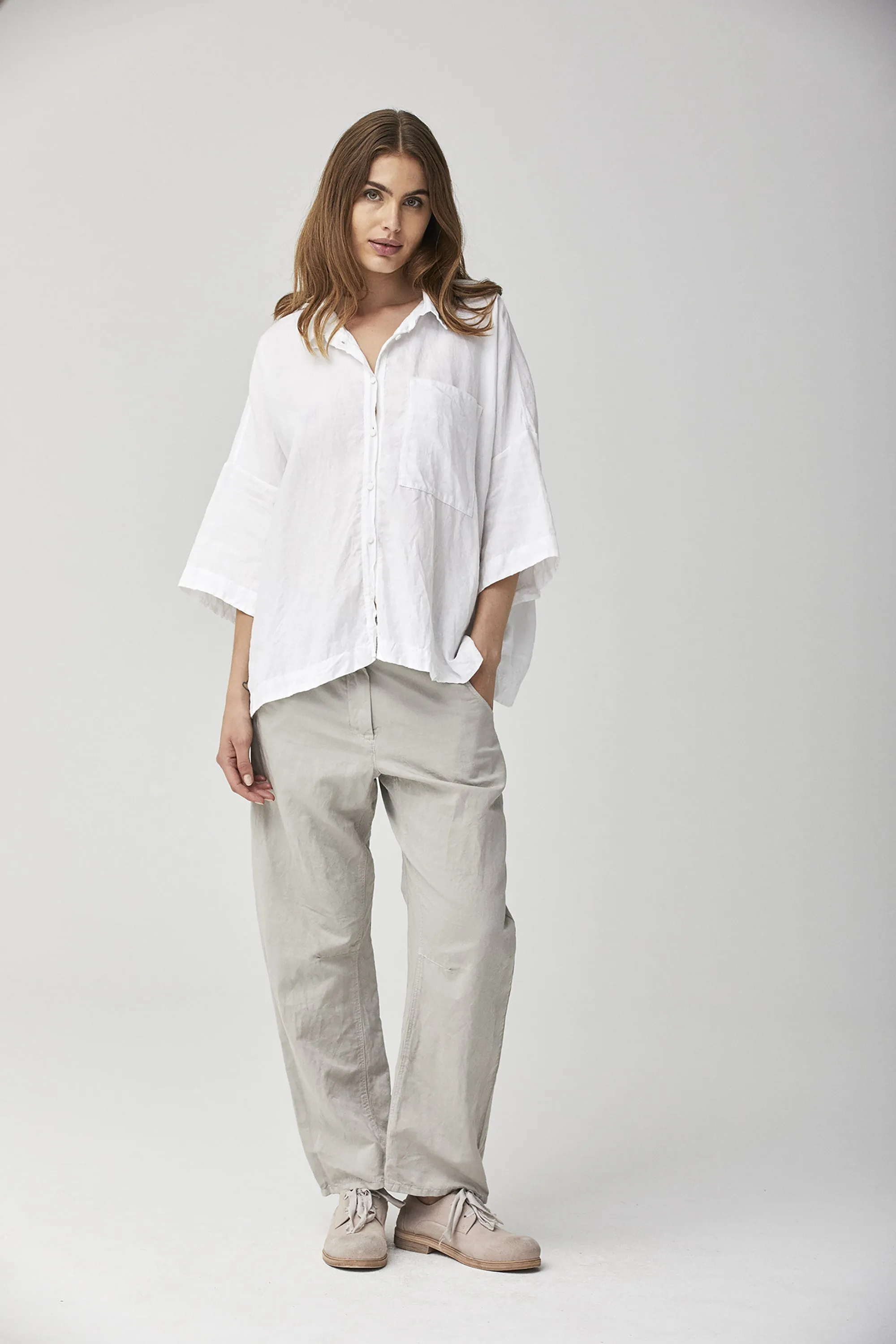 Linen Wide Shirt