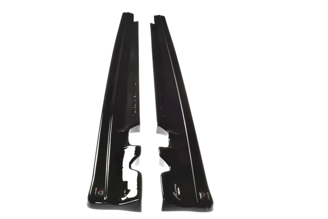 Maxton Design - SIDE SKIRTS SPLITTERS MERCEDES C-CLASS W205 COUPE AMG-LINE (2015-2018)