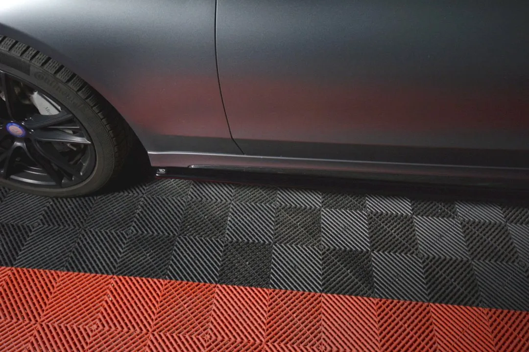 Maxton Design - SIDE SKIRTS SPLITTERS MERCEDES C-CLASS W205 COUPE AMG-LINE (2015-2018)