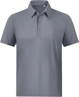 Mens Polo Shirts Short Sleeve Stretch Golf Polo Shirts Dry Fit Polo T Shirts for Men Golf Shirts Tennis Polo