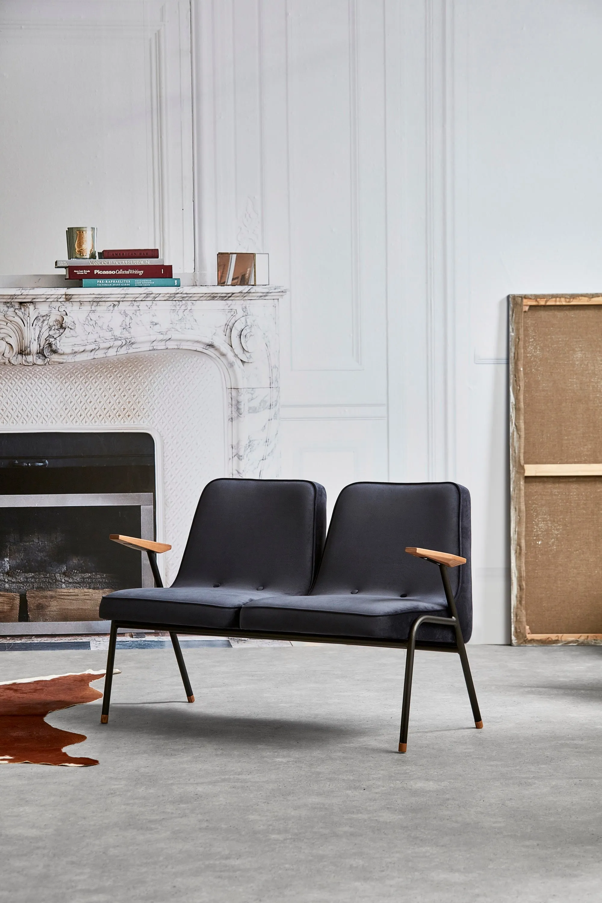 Metal 366 Series 2 Seater - Mid Century Design
