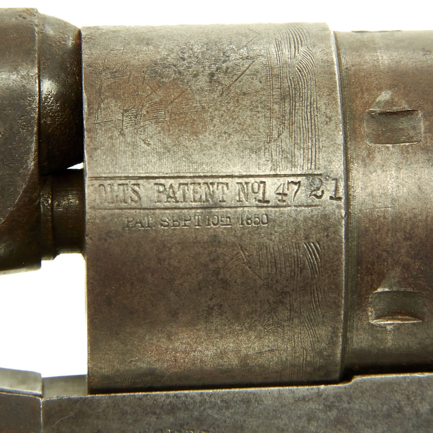 Original U.S. Civil War Colt Model 1860 Army Four Screw Revolver Manufactured in 1861 - Serial No 14721