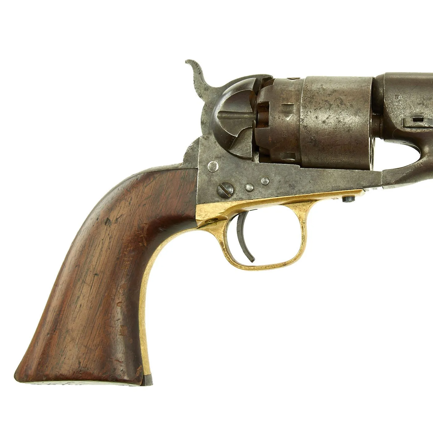 Original U.S. Civil War Colt Model 1860 Army Four Screw Revolver Manufactured in 1861 - Serial No 14721