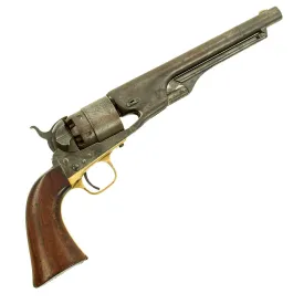 Original U.S. Civil War Colt Model 1860 Army Four Screw Revolver Manufactured in 1861 - Serial No 14721