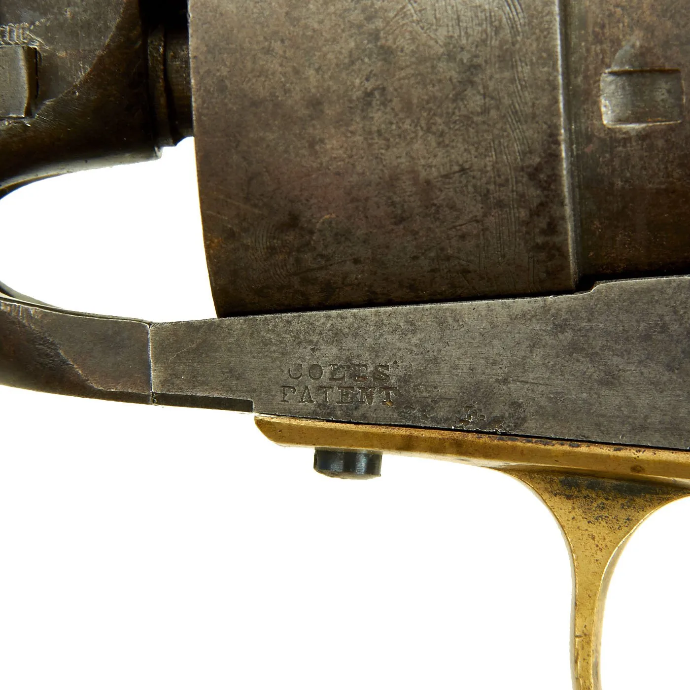 Original U.S. Civil War Colt Model 1860 Army Four Screw Revolver Manufactured in 1861 - Serial No 14721