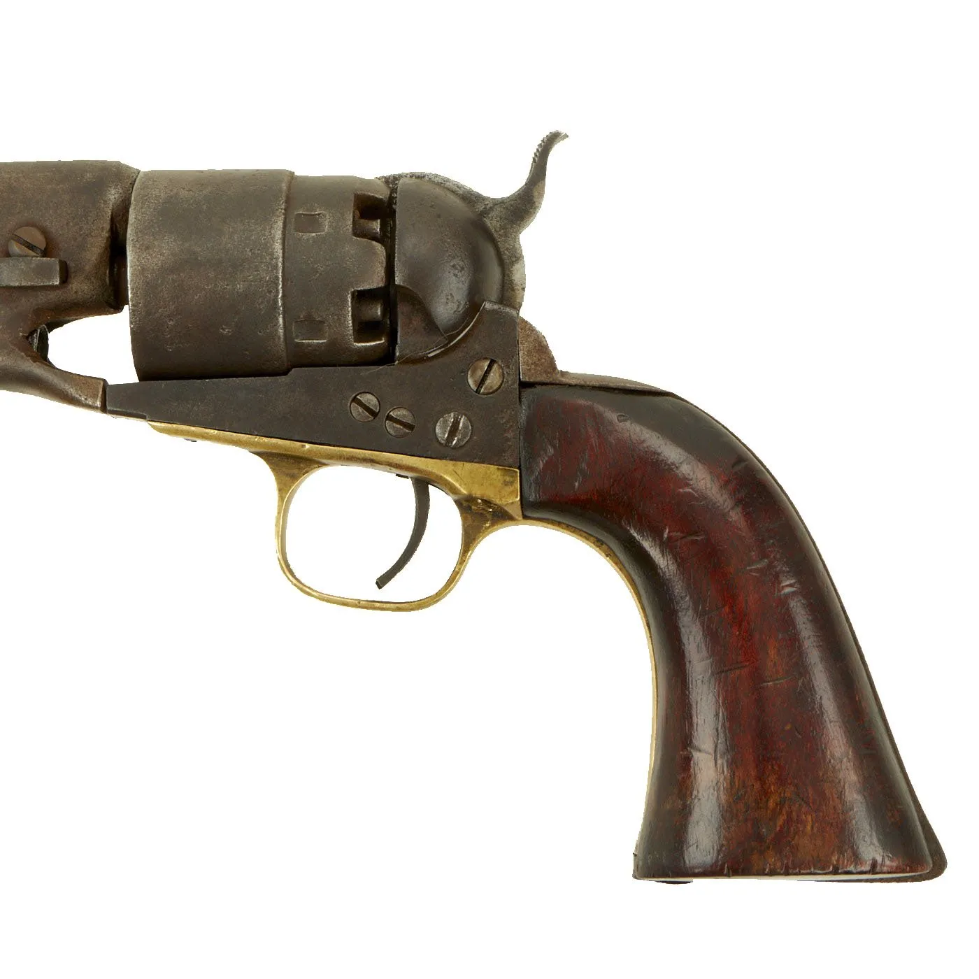 Original U.S. Civil War Colt Model 1860 Army Four Screw Revolver Manufactured in 1861 - Serial No 17998