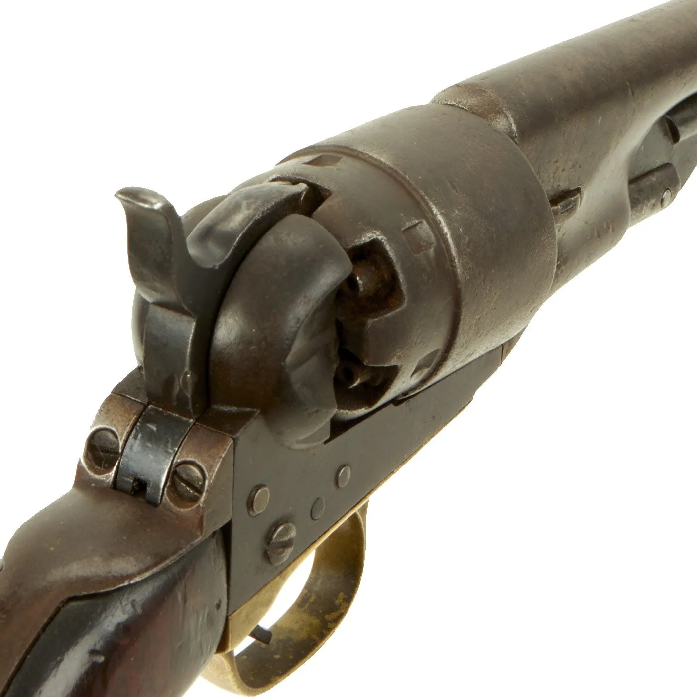 Original U.S. Civil War Colt Model 1860 Army Four Screw Revolver Manufactured in 1861 - Serial No 17998
