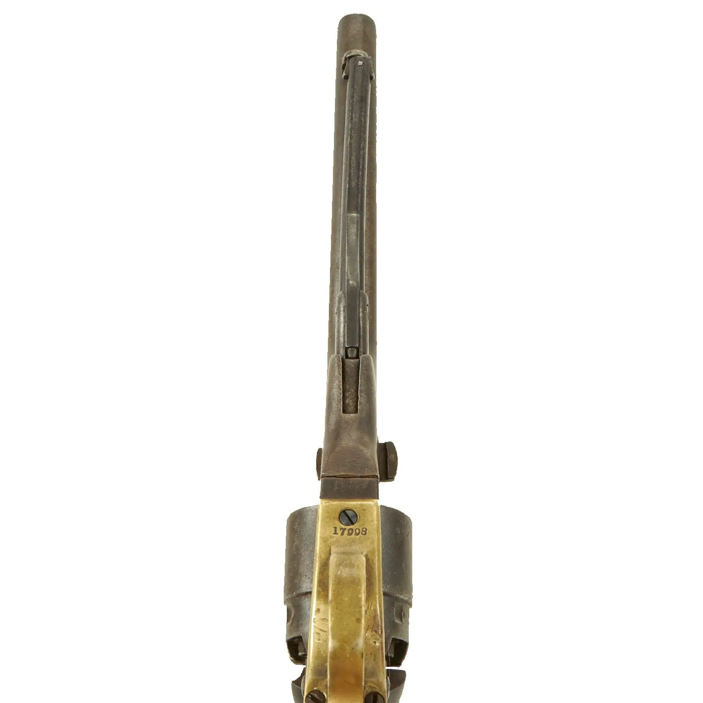 Original U.S. Civil War Colt Model 1860 Army Four Screw Revolver Manufactured in 1861 - Serial No 17998