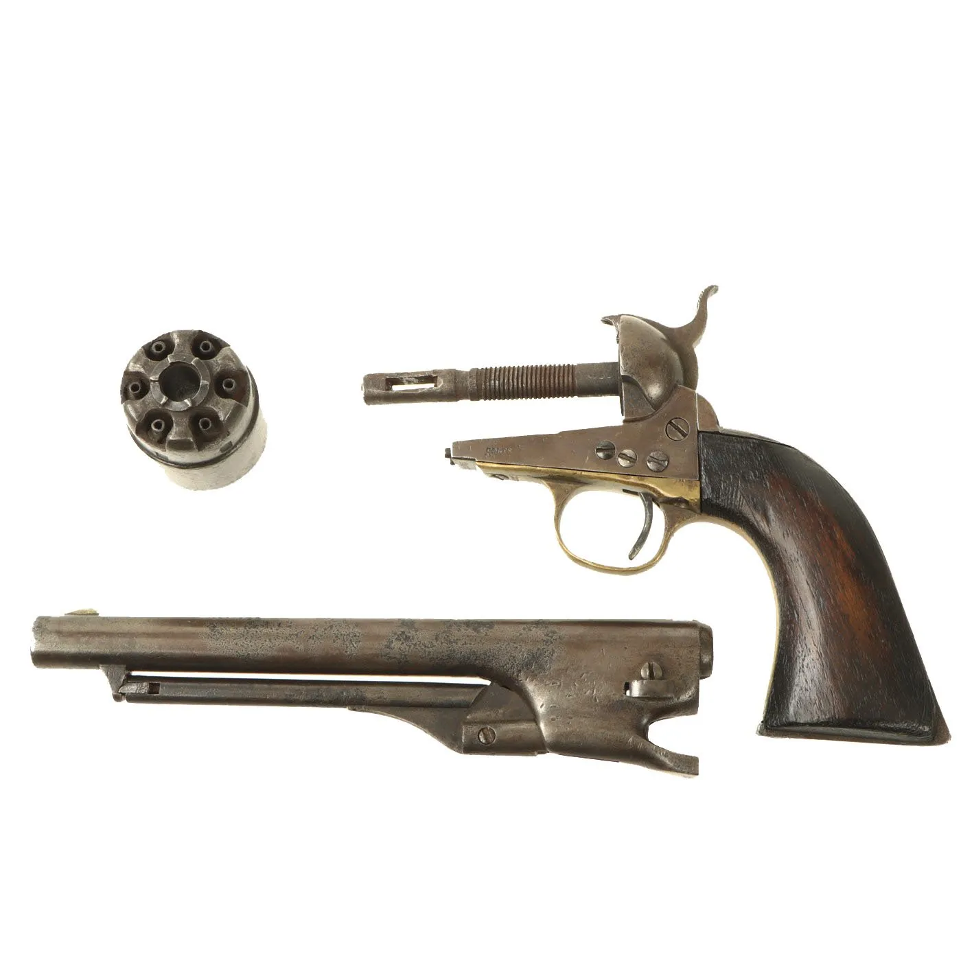 Original U.S. Civil War Colt Model 1860 Army Four Screw Revolver Manufactured in 1861 - Serial No 22665