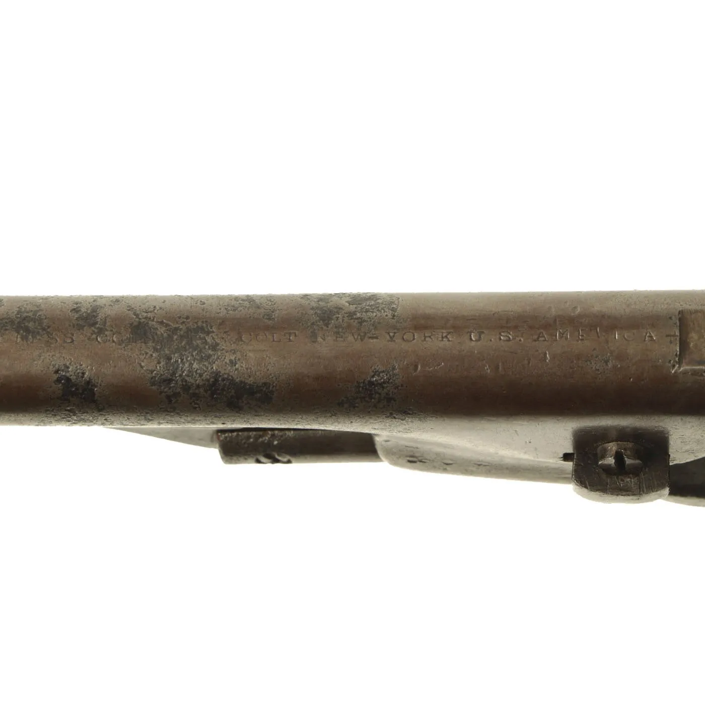 Original U.S. Civil War Colt Model 1860 Army Four Screw Revolver Manufactured in 1861 - Serial No 22665