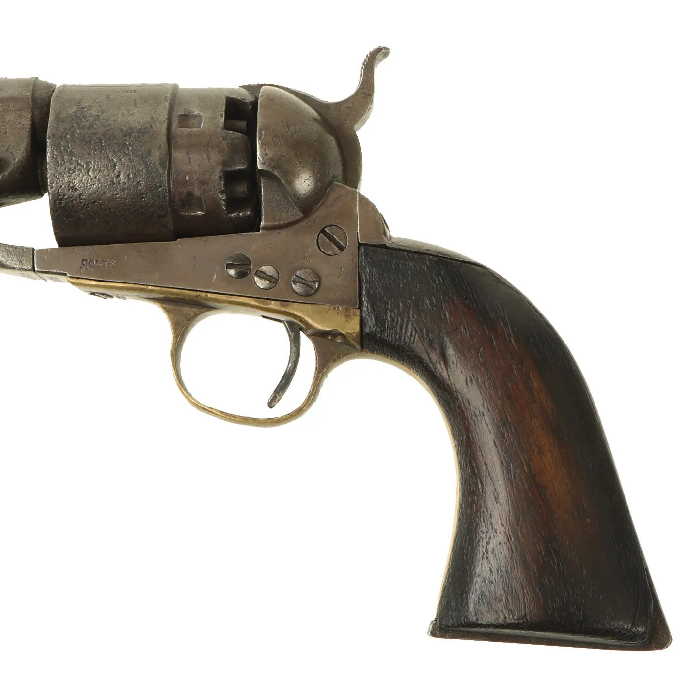 Original U.S. Civil War Colt Model 1860 Army Four Screw Revolver Manufactured in 1861 - Serial No 22665
