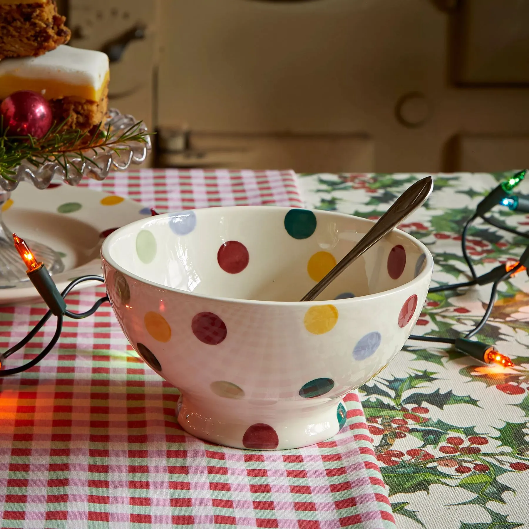 Polka Dot French Bowl