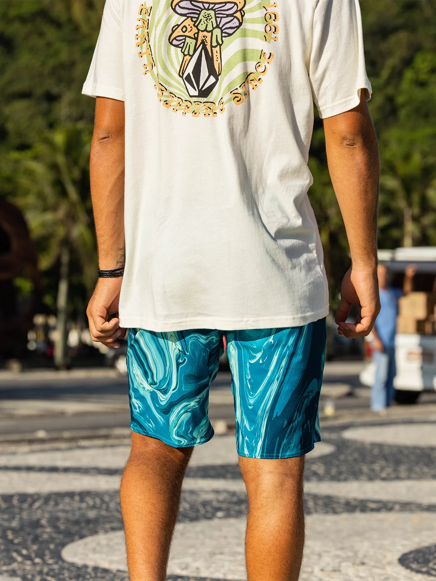 Psyche Marble Mod-Tech Trunks - Coastal Blue