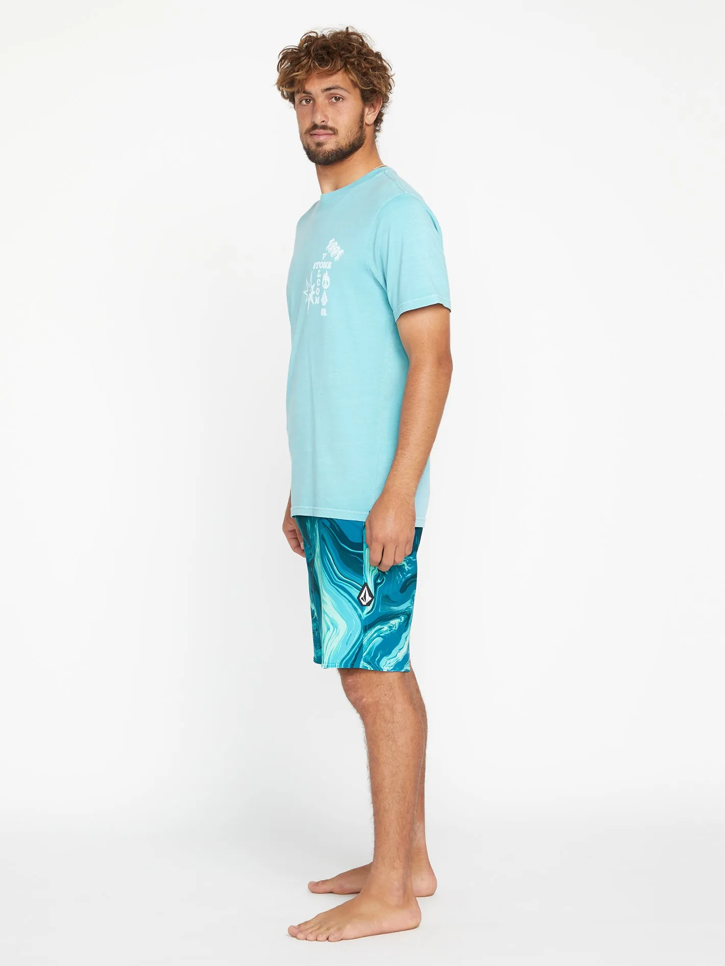 Psyche Marble Mod-Tech Trunks - Coastal Blue