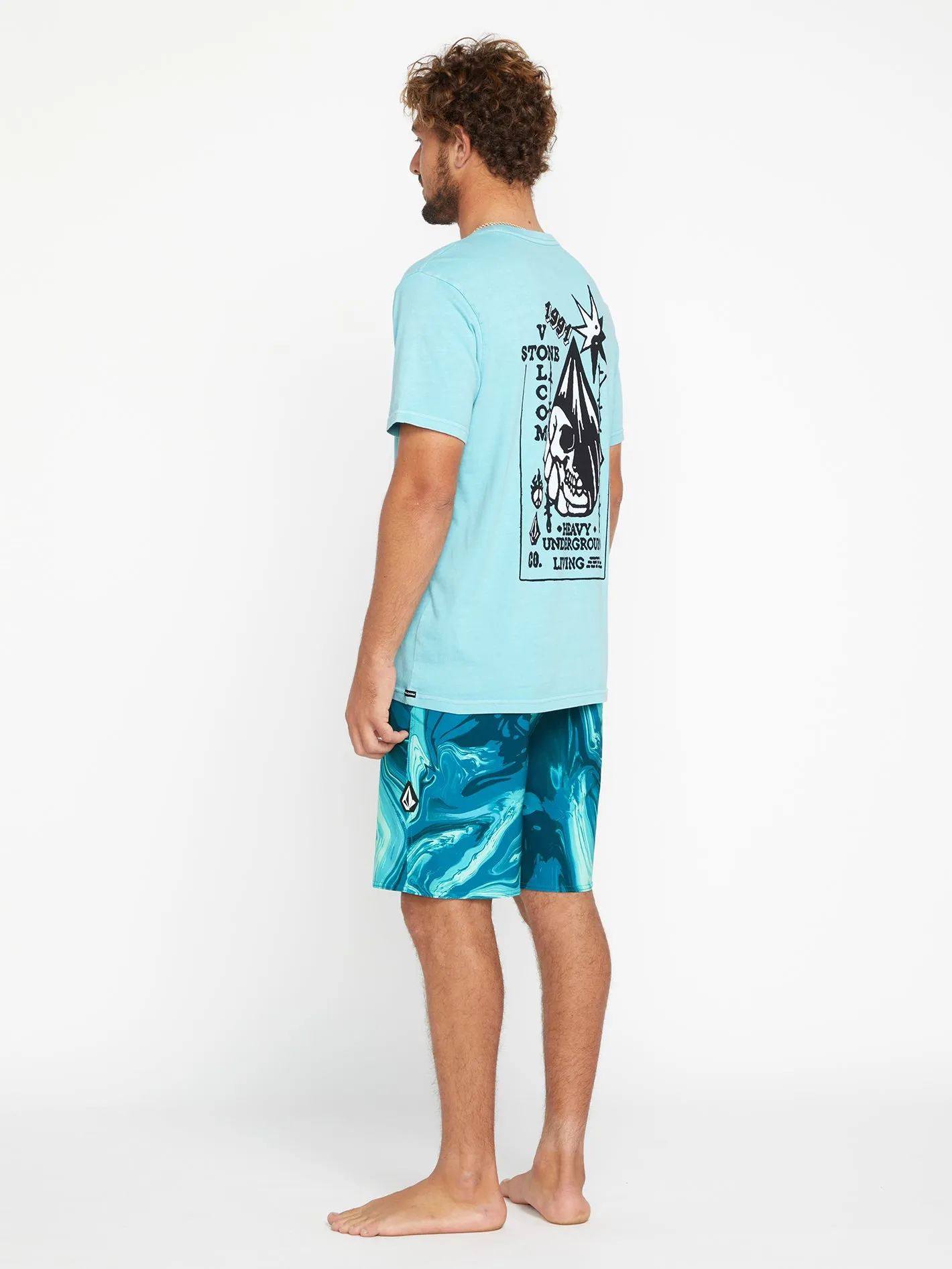 Psyche Marble Mod-Tech Trunks - Coastal Blue