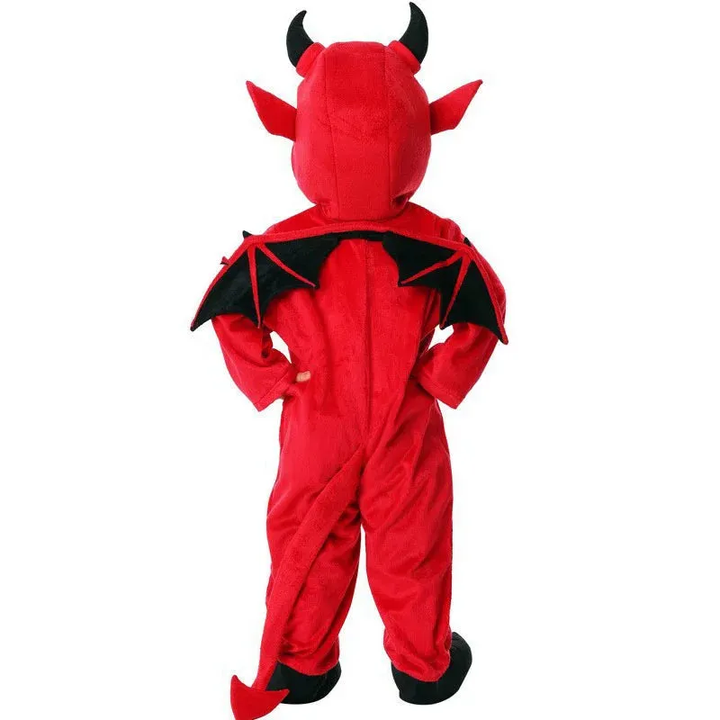 Red Vampire Kid Ghost Bat Party Devil Costumes