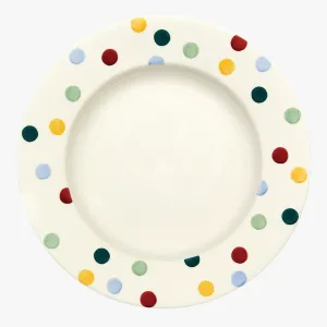 Seconds Polka Dot 10 1/2 Inch Plate