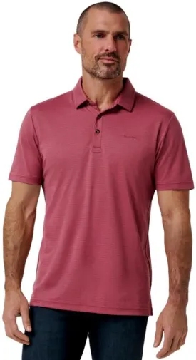 TravisMathew Men's The Zinna 2.0 Polo, Roan Rouge