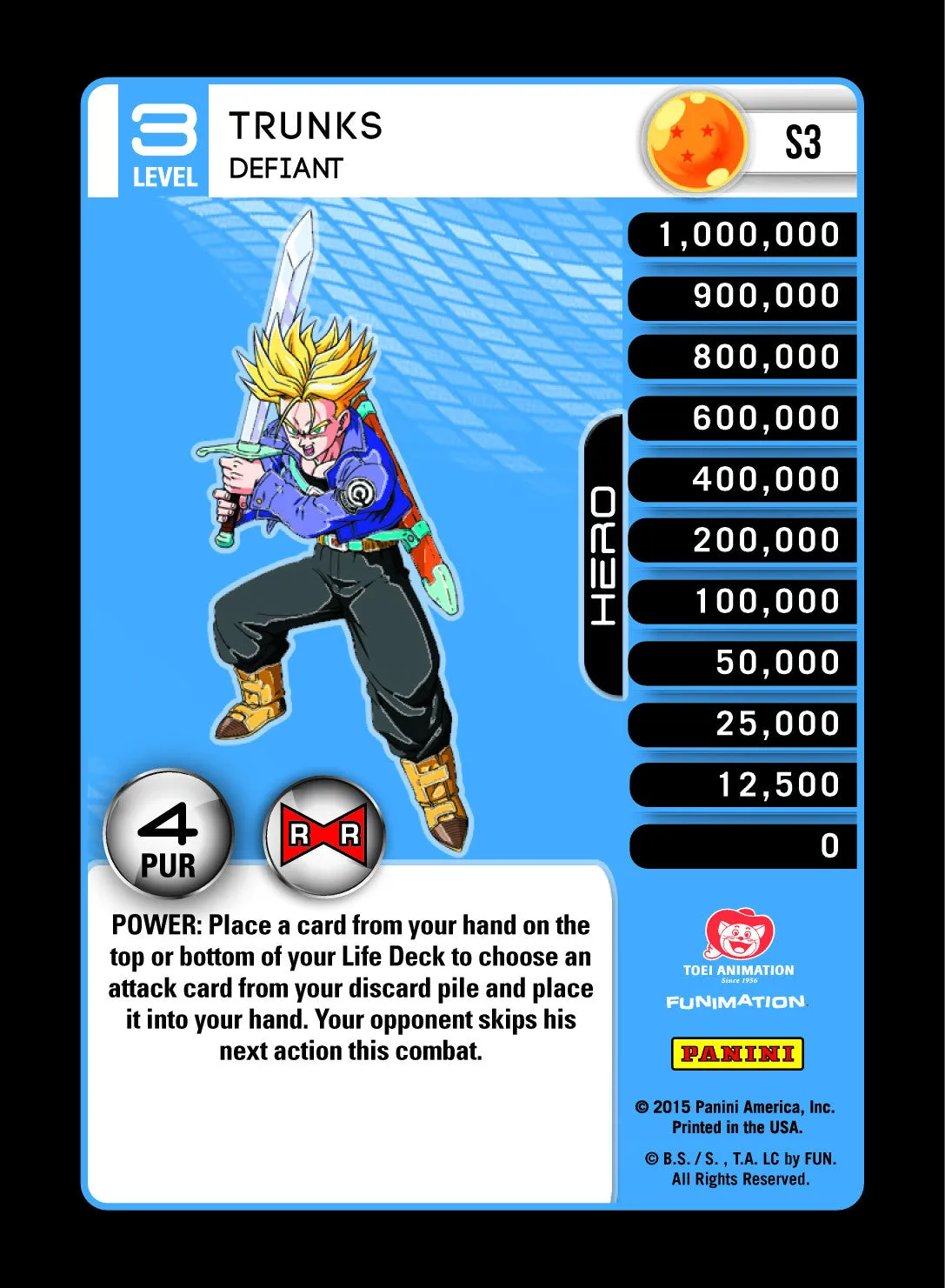 Trunks Lv1-4 Base Prizm - Evolution MP Set