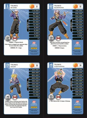 Trunks Lv1-4 Base Prizm - Evolution MP Set