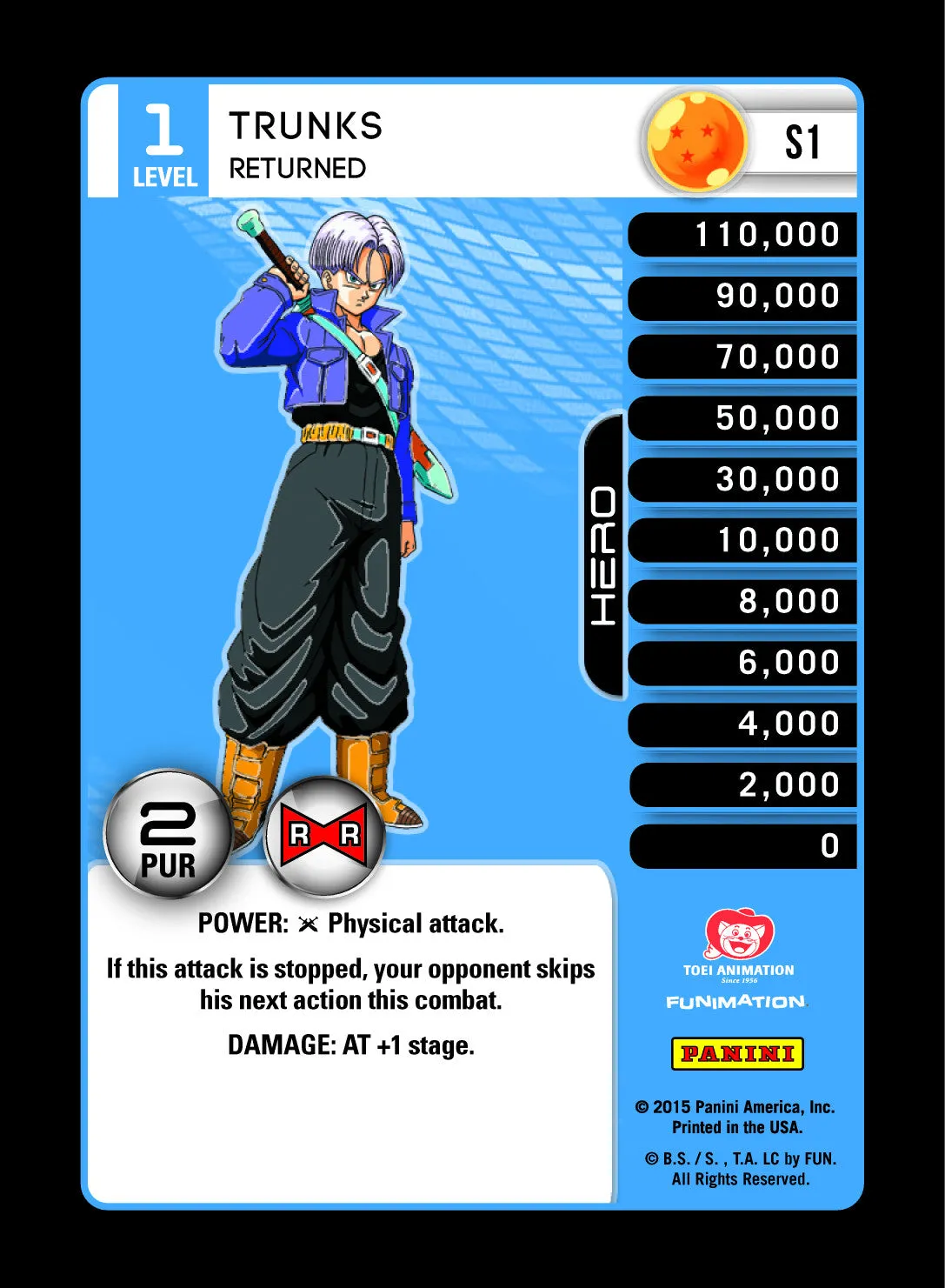 Trunks Lv1-4 Base Prizm - Evolution MP Set
