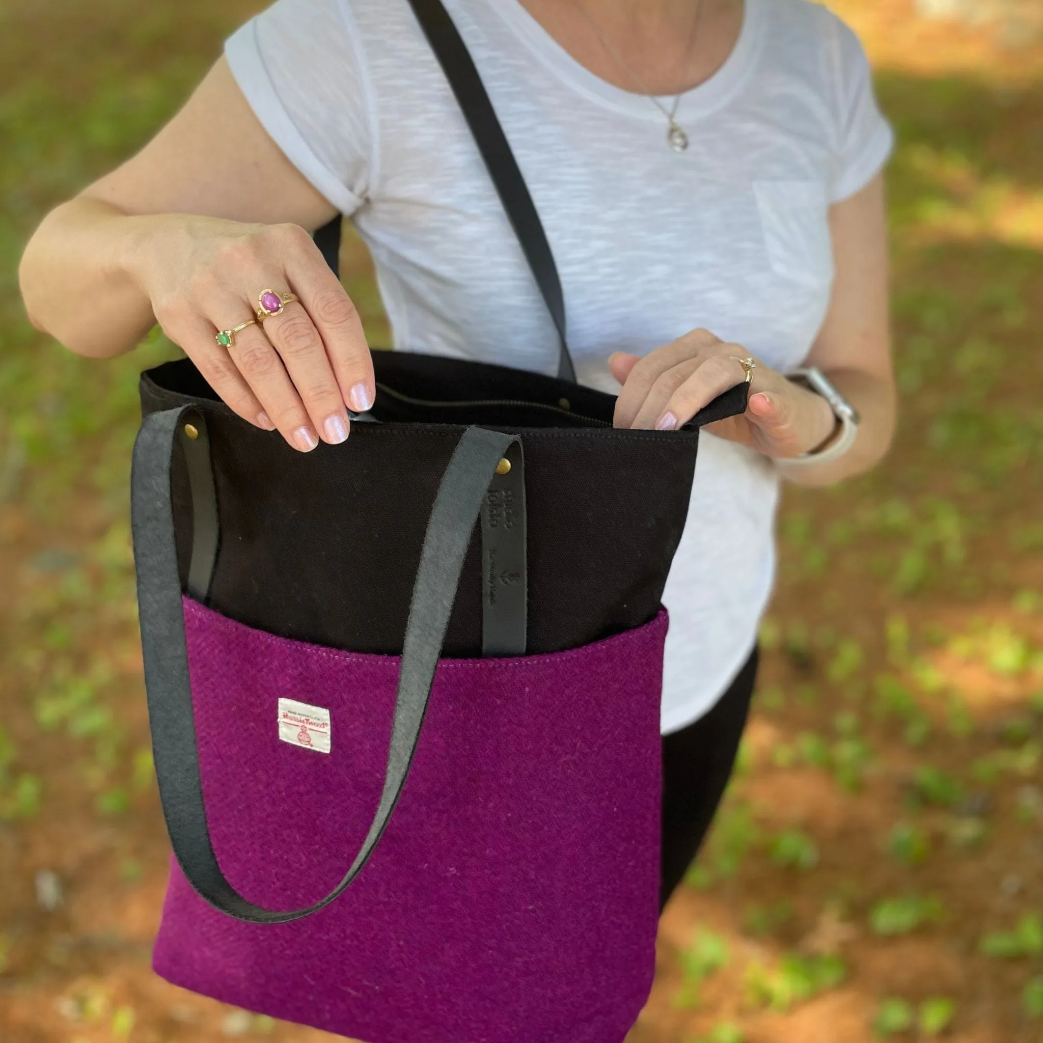 TWT Harris Tweed Tote