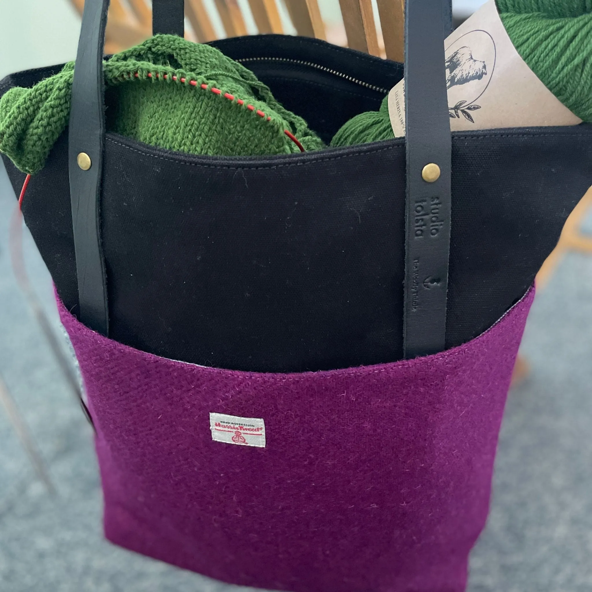 TWT Harris Tweed Tote